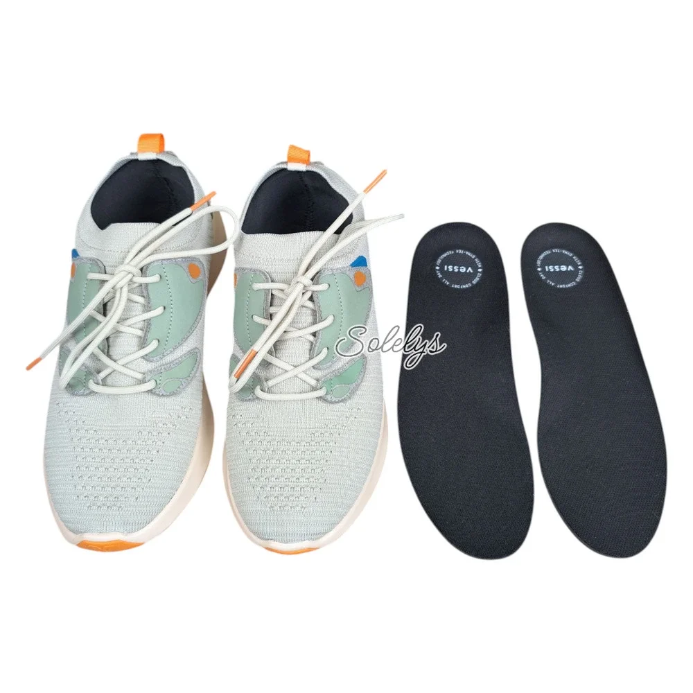 Vessi Everyday Move Womens 10 Camper Green Waterproof Knit Dyma-Tex Sneaker